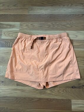 Patagonia Peach Utility Skort with Elastic Waist